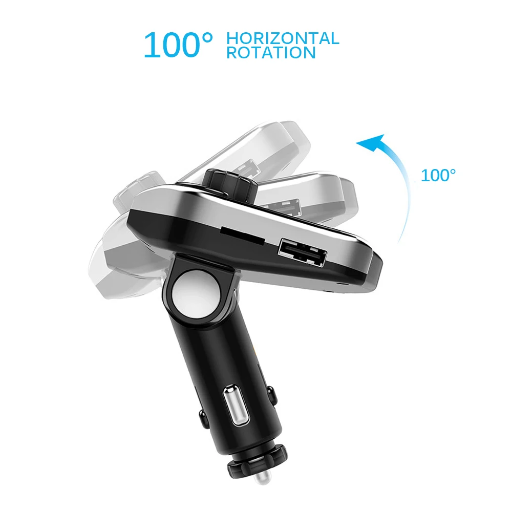 Автомобильный MP3 аудио плеер Bluetooth FM передатчик беспроводной модулятор