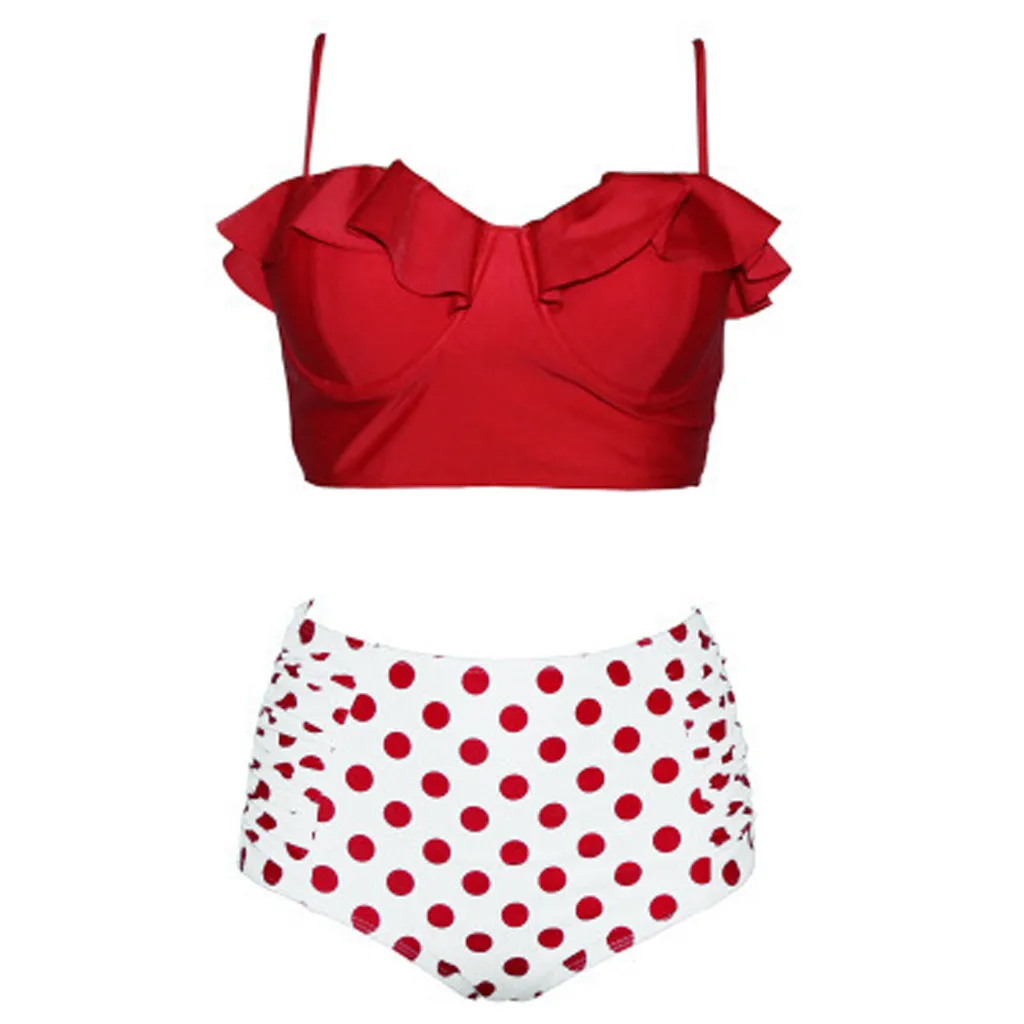 Сексуальный женский купальник с принтом груди новый стиль пляжный высокой