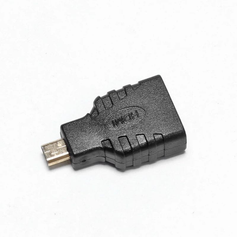 1 шт. переходник с HDMI-разъемом типа А на HDMI-совместимый Micro D папа золотые контакты |