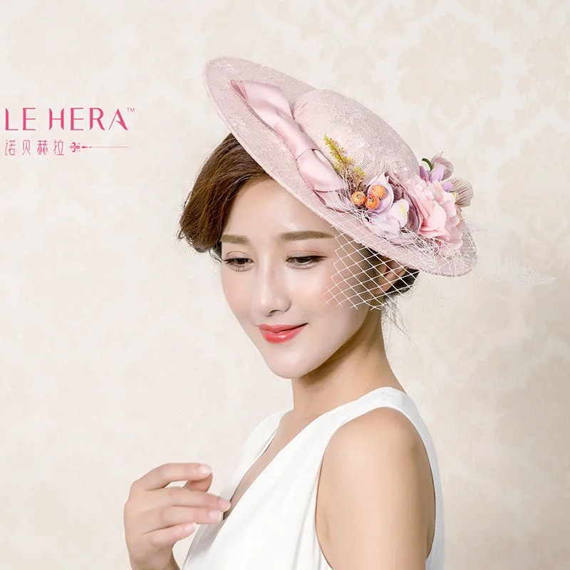 Шапка Свадебная из натурального льна аксессуары для волос фотосессии невесты