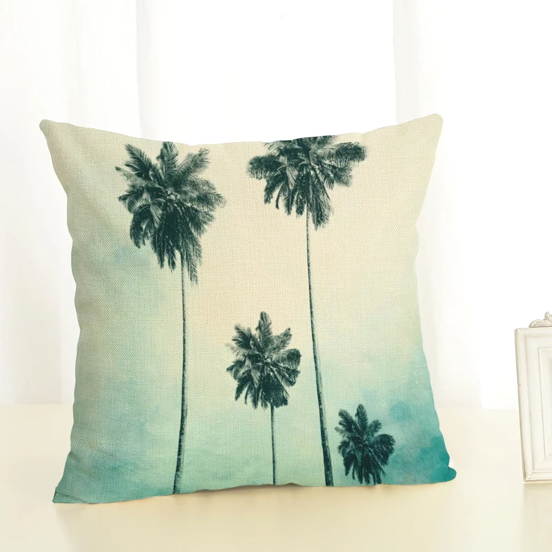 2019 живописный пляжный бросок наволочка для дома диван спинка украшение 3D Париж |