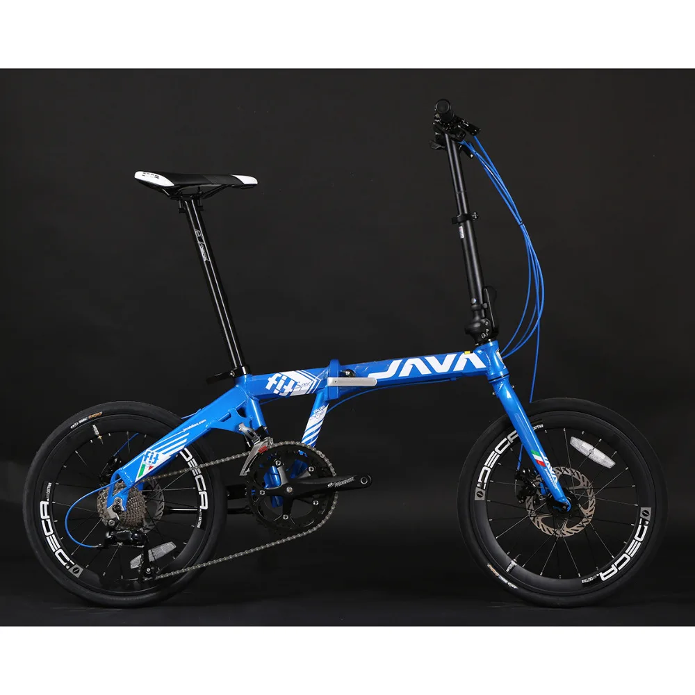 JAVA FIT 18 D алюминиевый складной велосипед для взрослых 20 &quot406 колеса скоростей