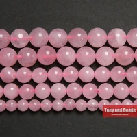 rose pink quartz crystals loose beads stone 15 strand 3 4 6 8 10 12 mm pick size for jewelry making