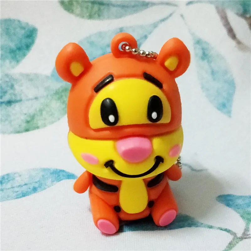Usb 2 0 диск с милым мультяшным животным уткой 4 ГБ 8 16 32 64 флешка тигром USB флеш