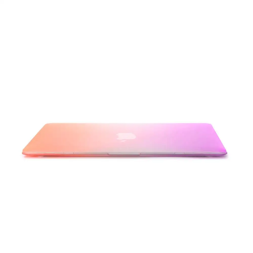 Матовый Радуга Жесткий протектор чехол для ноутбука MacBook Air 11 Pro 13/15 дюймов с retina сумка+ розовый крышка клавиатуры