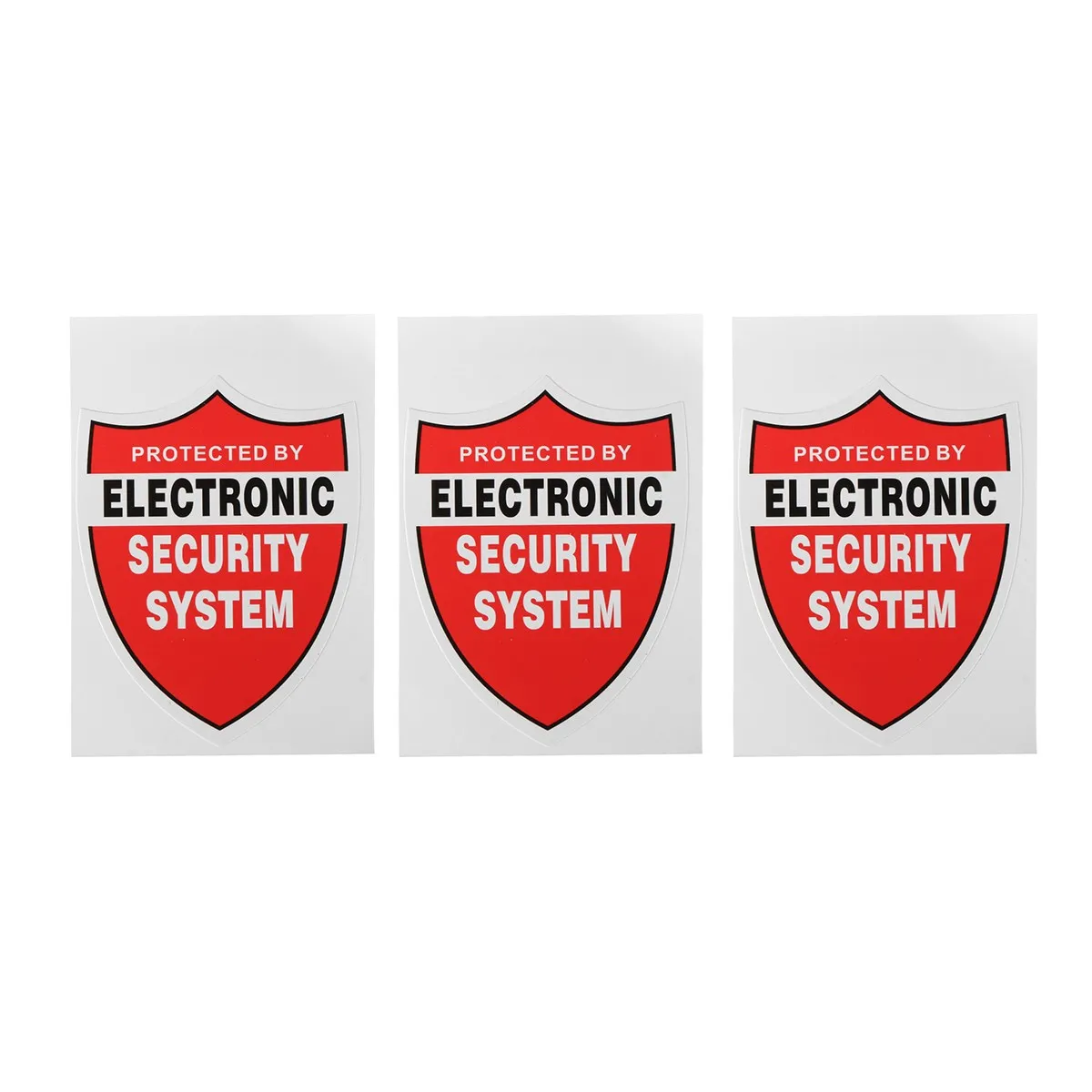 3 шт. наклейки для систем безопасности|security system|security alarmsecurity home alarm |