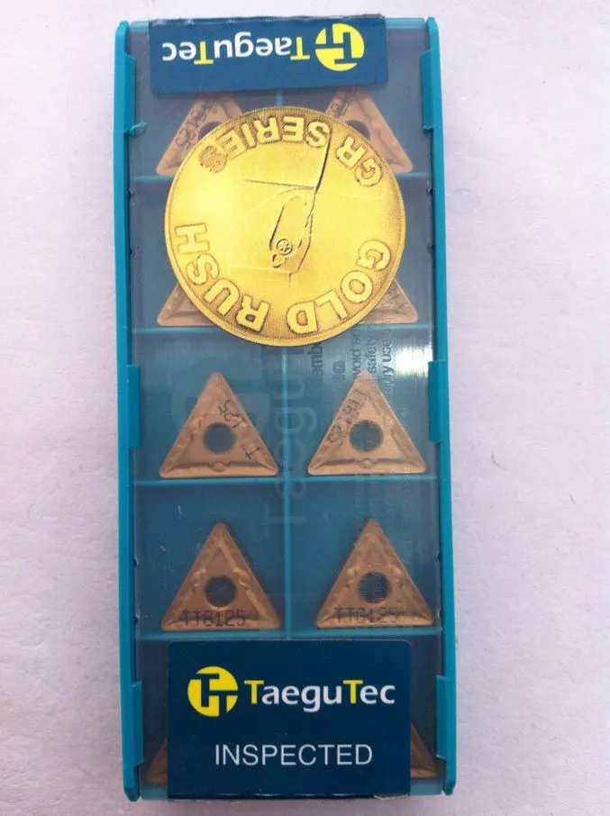 

Твердосплавные вставки с CVD покрытием Taegutec TNMG160404MT TT8125, оптовая продажа TNMG 160404 MT TT8125 для общего поворота стали
