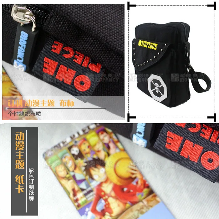 one piece anime canvas black shoulder bag messager casual fashion new | Багаж и сумки