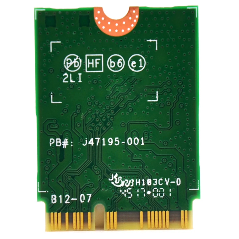 Беспроводной-AC 9560NGW 5 ГГц 802.11ac 1730 Мбит/с NGFF PCIe Mini Wi-Fi адаптер + Bluetooth 5.0 Combo сети WLAN