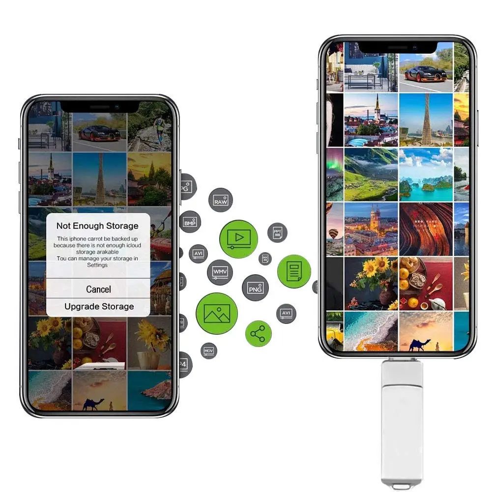 3 в 1 USB флеш-накопители для iPhone/Android 16G 32 GB 64 GB 128 GB USB флешка портативный флэш-накопитель Usb 3,0 внешний флэш-накопитель карта памяти