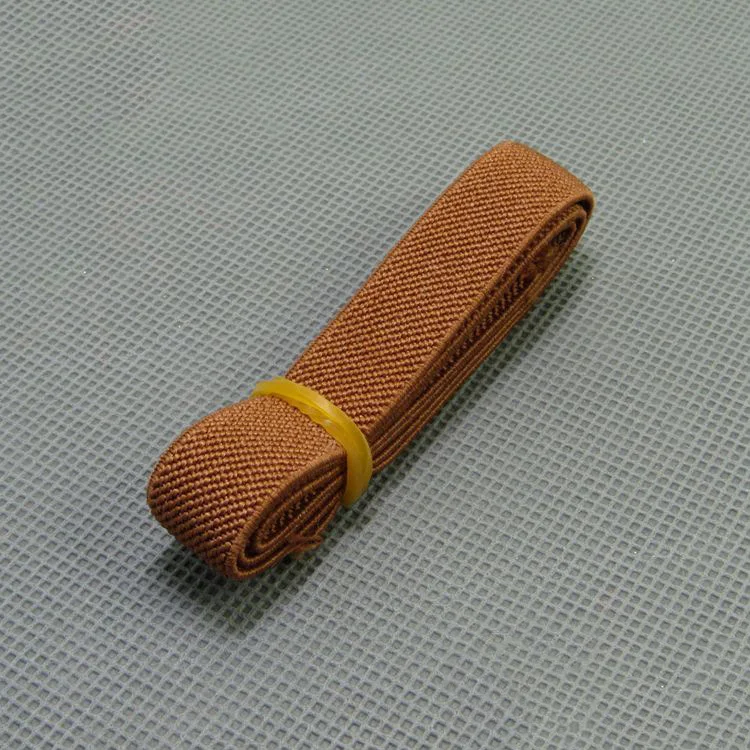 10 м x 15 мм нейлоновая эластичная лента для шитья сумки DIY нижнее белье для брюк эластичная тесьма лента ленты для брюк резиновые ленты тесьма ремни - Цвет: Brown