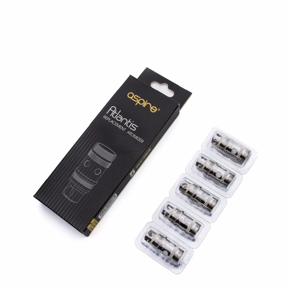 Оригинальный 5pcs Pack Aspire Atlantis сменная катушка для бак атомайзер электронная