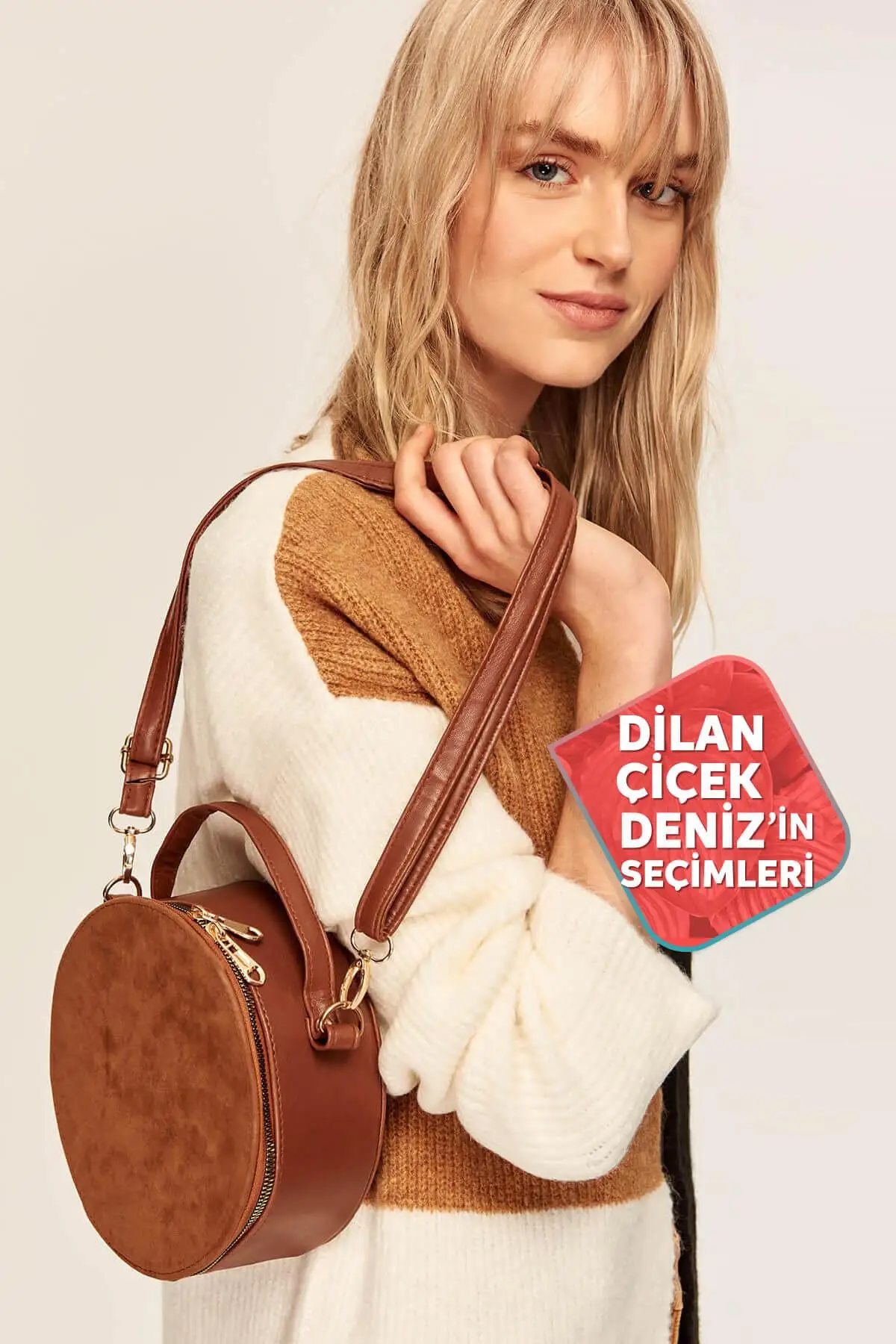 Trendyol Taba Süet круглая сумка через плечо TCLAW19WG0005| |