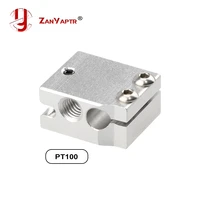 zanyaptr volcano heater block for e3d volcano hotend thermistor sensor pt100 3d printer 24x20x12mm