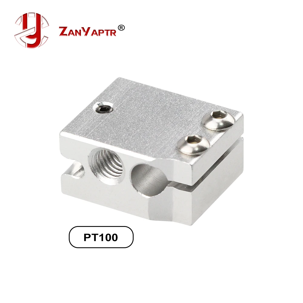 ZANYAPTR нагревательный блок Volcano для E3D hotend датчик термистора PT100 3D принтер 24x20x12