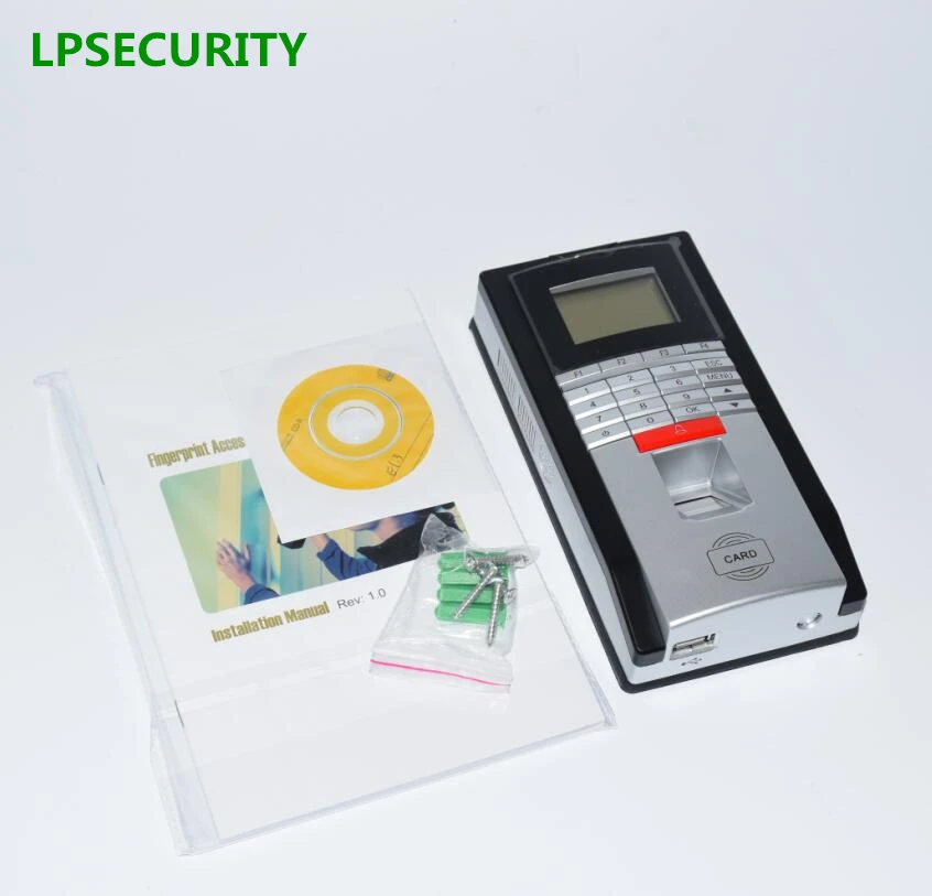 LPSECURITY TCP/IP RJ45 Автономный rfid считыватель отпечатков пальцев система контроля