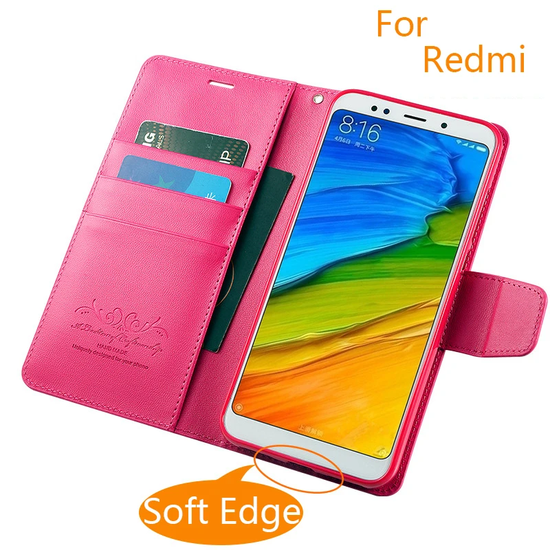 Цветной чехол ручной работы для Xiaomi Redmi note 5 4x 5a redmi 3s 4 pro 4a кожаный Plus модный флип из