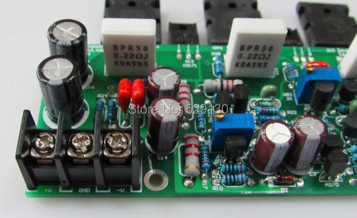Ссылка дифференциальная схема KSA100 дискретные ламповый усилитель 2SA1943 2SC5200 моно