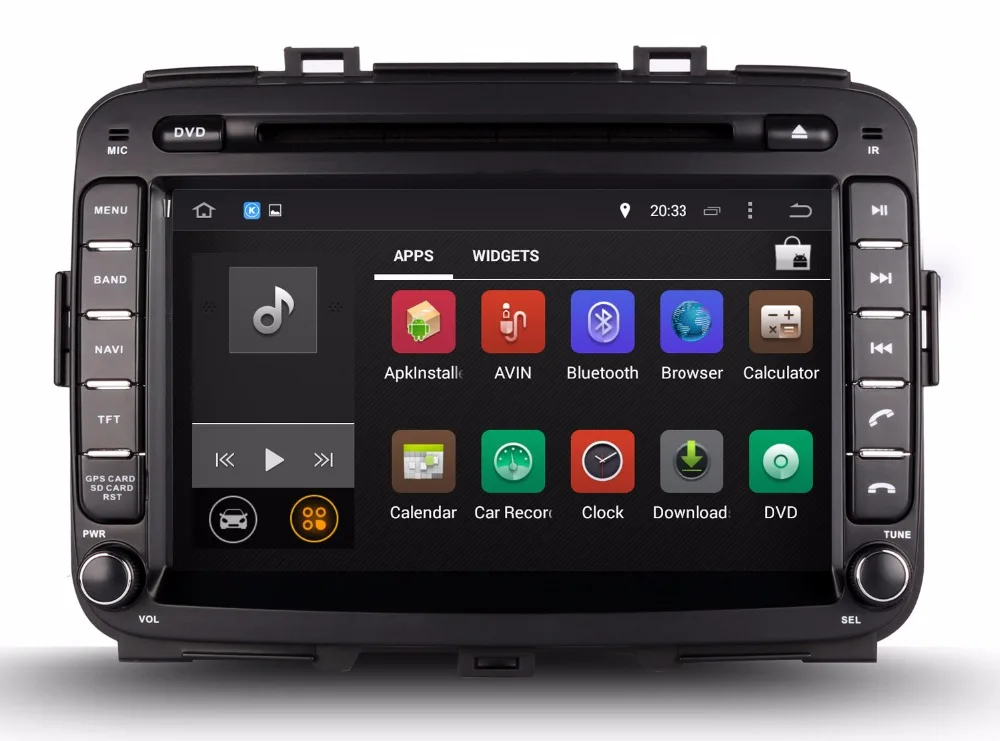 Android 7 1 Автомобильный DVD плеер для Kia Carens 2013 + с GPS навигацией Радио BT USB WIFI Видео