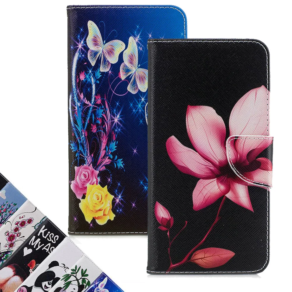 Чехол для Apple iPhone 8 7 6 6S Plus Se 5S роскошный модный кожаный чехол с цветочным рисунком