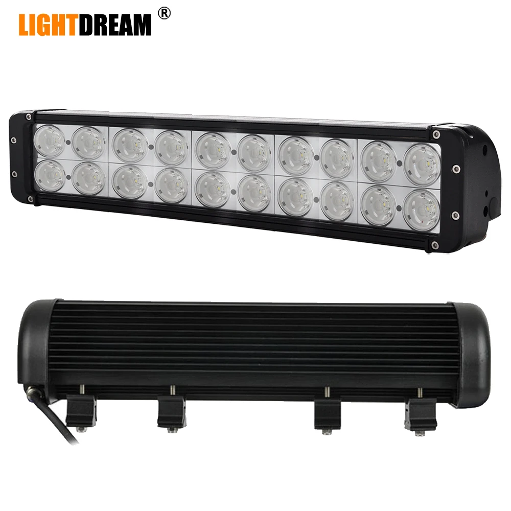 2 Rows 200W Led Work Light Bar 12V 24V Spot/Flood/Combo Beam Driving Dual Row Off road light x2pcs/lots | Автомобили и мотоциклы