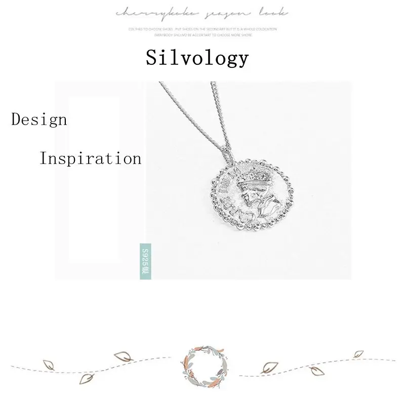 Silvology 925 Стерлинговое Серебро фигура с буквами Carpe Diem ожерелье Золотое