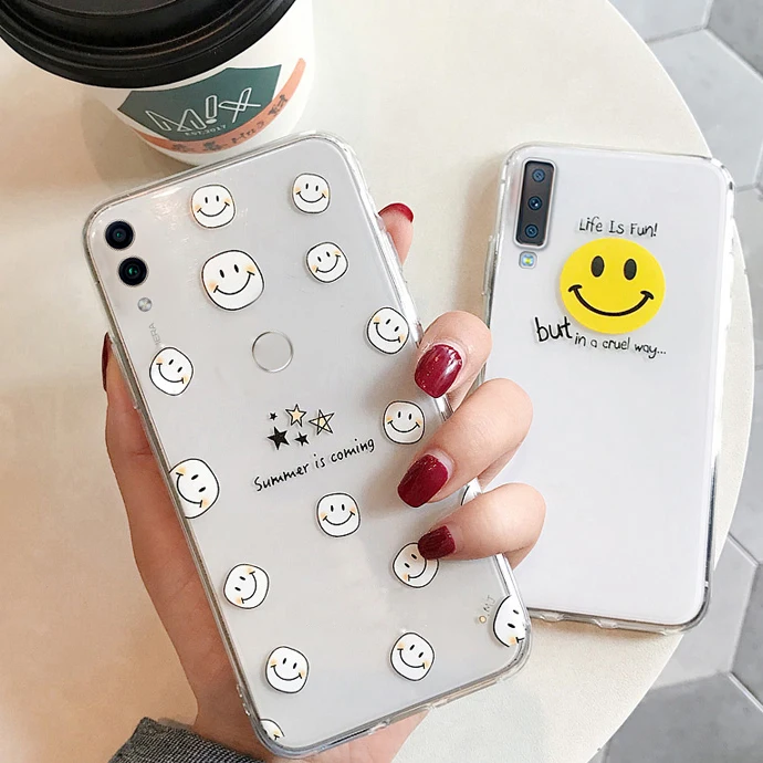 For Huawei Honor 8X Case 8C 7C 8 X Cover aum-l41 5.7 5.99 inch Love Heart Transparent Animals Cat Dog |