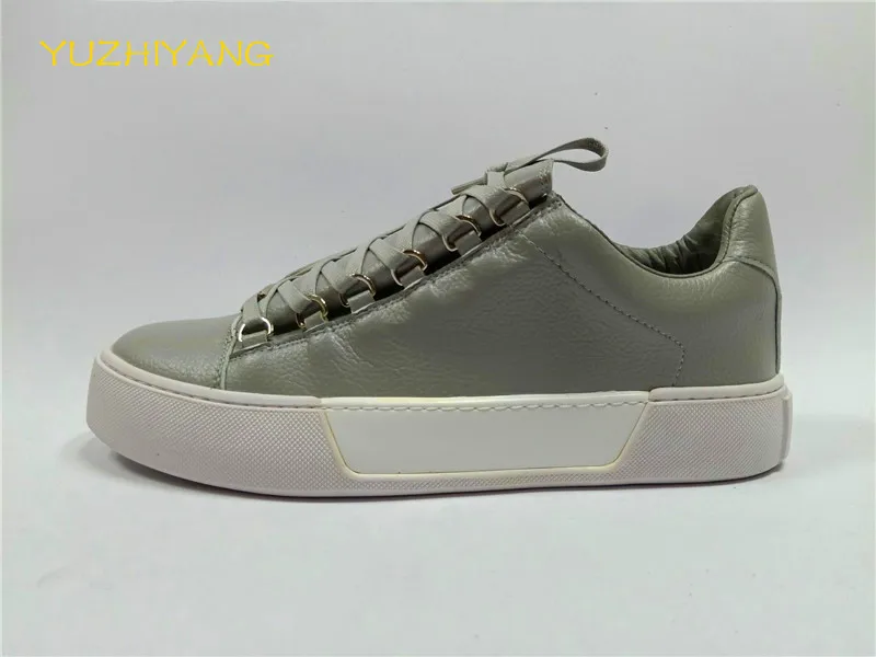 Новый дизайнерский бренд мужские кроссовки спортивная обувь серый 2018 Модная