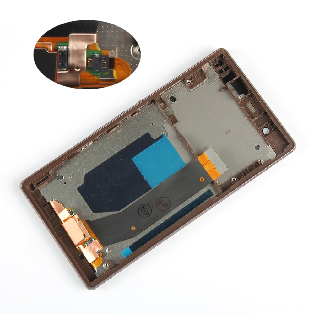 Оригинальный дисплей для SONY Xperia Z ЖК сенсорный экран с рамкой сменный L36H C6603 C6602 C6606