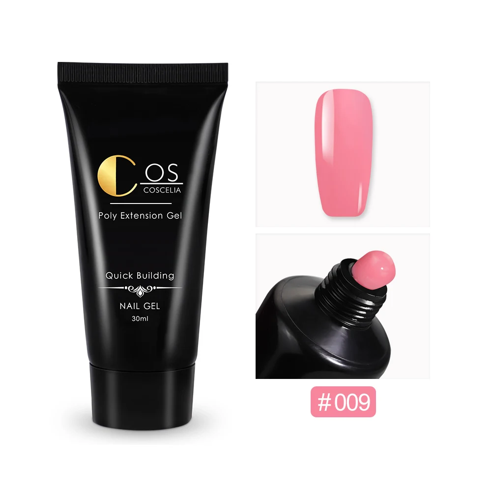 30ml Gel 09 COSCELIA лак для ногтей акриловый поли УФ-гель УФ-светодиодный Гель-лак для ногтей - Цвет: 30ml Gel 09