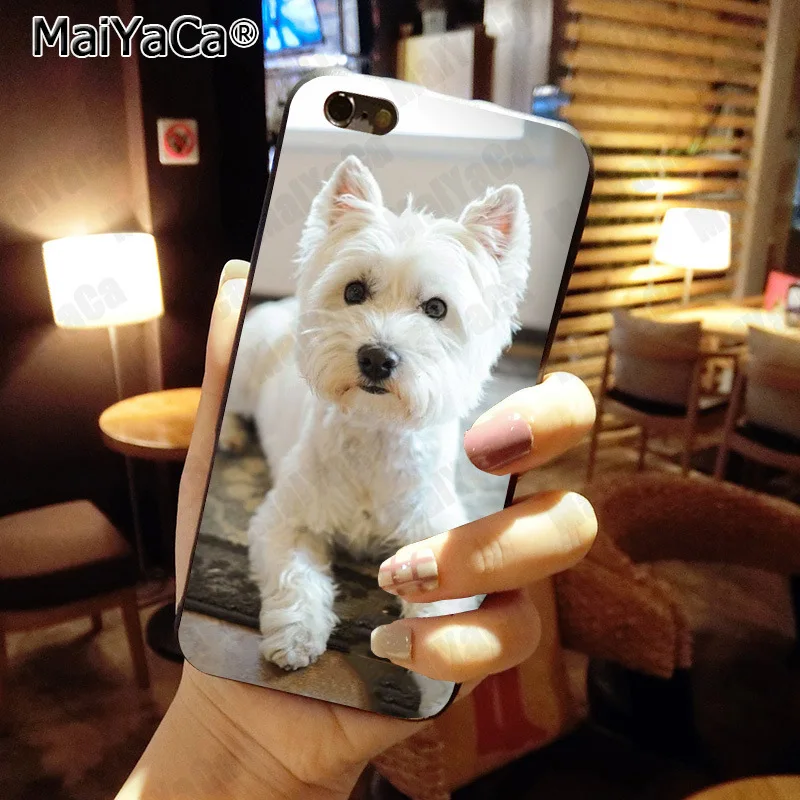 MaiYaCa Westie терьер собака щенок Хайленд терьер Модный чехол для телефона для Apple iphone 11 pro 8 7 66S Plus X 5S SE XS XR XS MAX - Цвет: 3