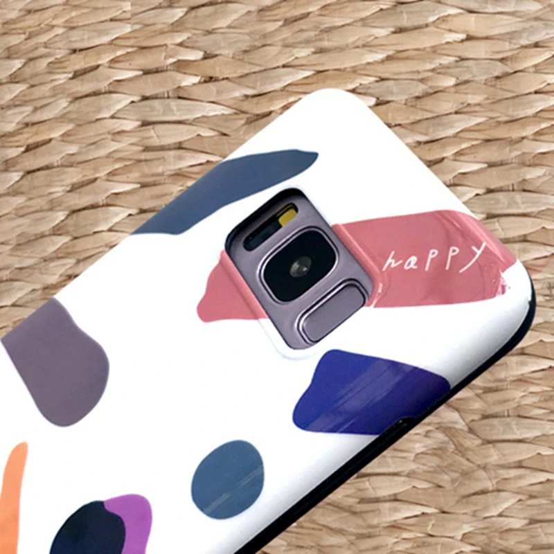 WMZSUCC Глянцевая Аннотация Wavepoint Живопись чехол для телефона Sumsung Galaxy S7 края