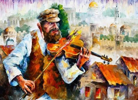 Картина маслом в абстрактном стиле раскрашенная вручную на холсте для