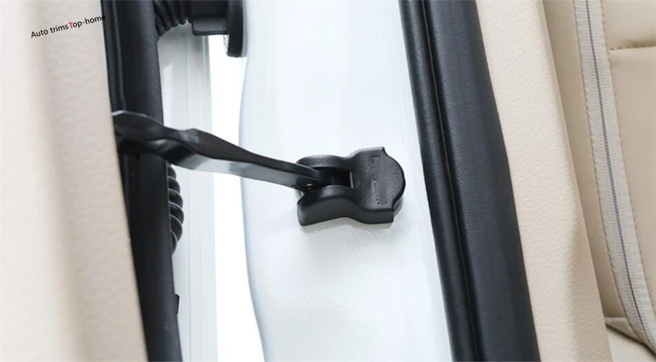 

Yimaautotrims Door Lock Protector + Stop Rust Waterproof Cover Buckle Protection Kit 8 Pcs Black For Nissan Murano 2015 - 2018