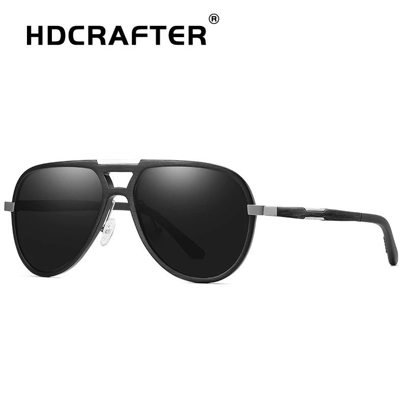 Брендовые дизайнерские поляризованные солнцезащитные очки мужские винтажные