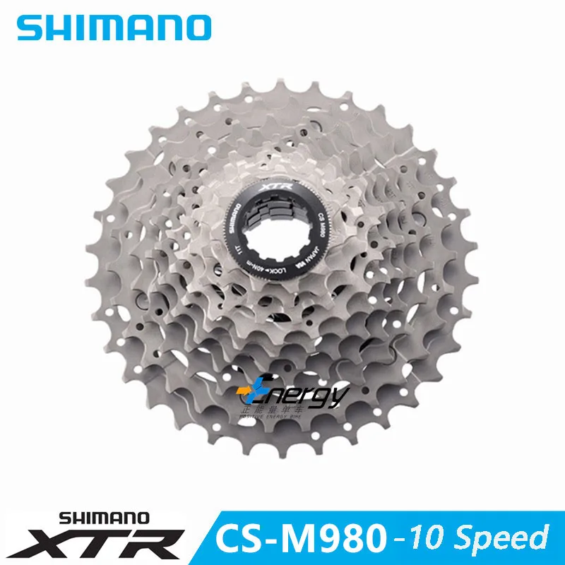 SHIMANO XTR DEORE XT M771/981 MTB горный велосипед 10S кассета 11-34T цепные колеса велосипеда Запчасти 10/30 маховик