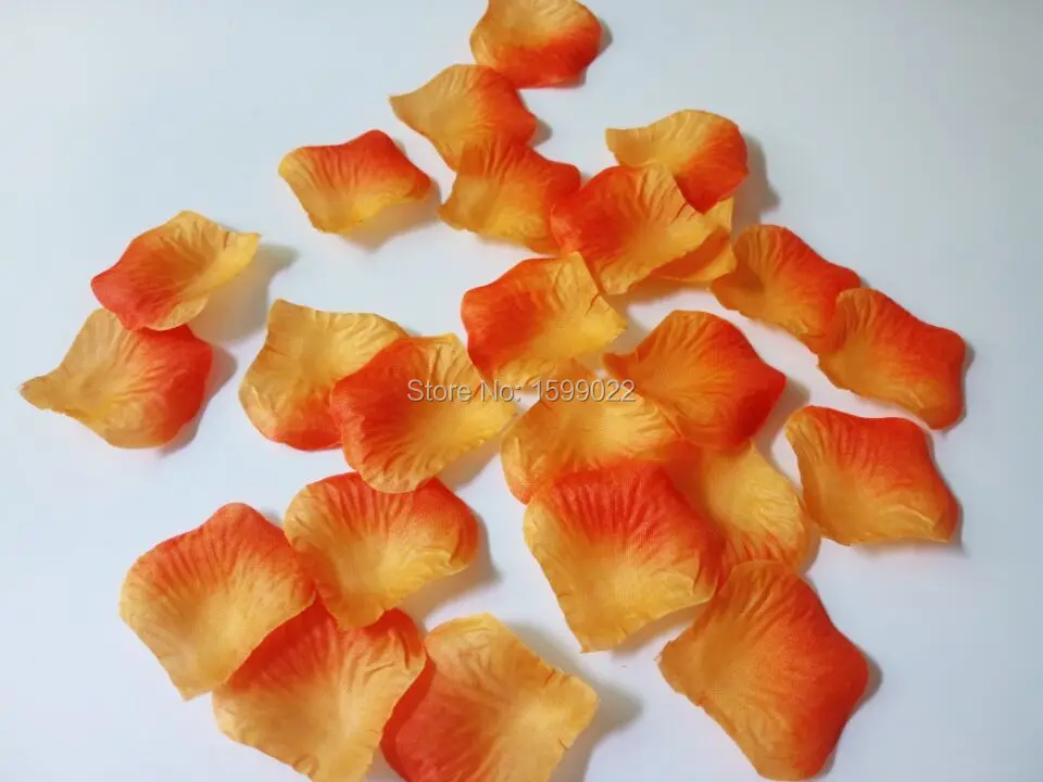 Конфетти с цветами из апельсиновой розы для девочек 20 упаковок 2000 шт. Осенние