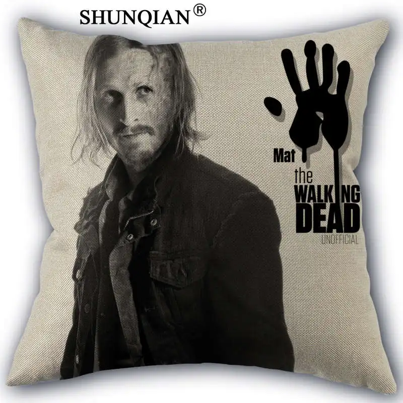 WJY424 чехол с изображением ходячих мертвецов декоративная подушка 45x45 см | Дом и сад