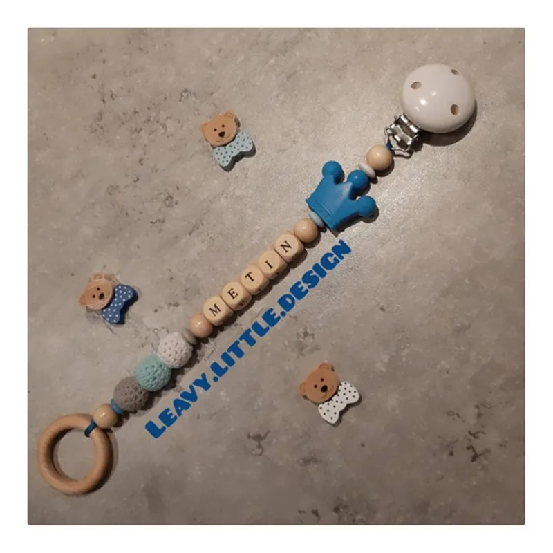 

Chenkai 10mm 500PCS Spacer Wooden Cube Beads Wooden Letter U Natural Color Wood For Making DIY Baby Teether Accessories