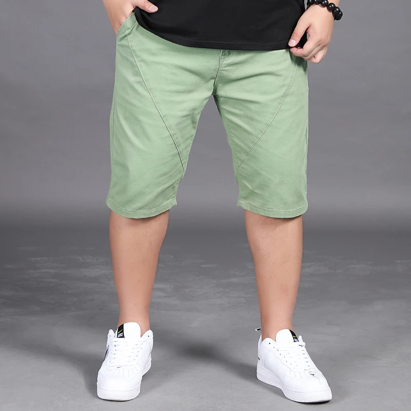 Мужские повседневные шорты из хлопка эластичные однотонные для морской доски