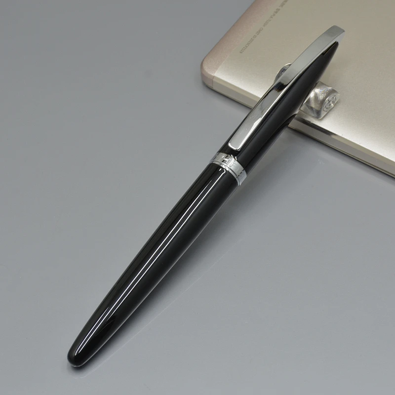 Роскошный jinhao 156 черная авторучка с новинкой Дизайн Канцелярские Товары для