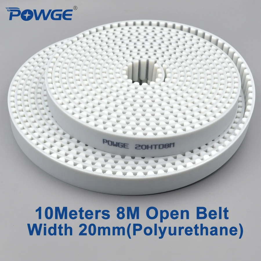 Ремень ГРМ POWGE с открытым зубчатым ремнем 10 метров 8 20 мм Ширина мм|pu satin|pu belt supplierspu