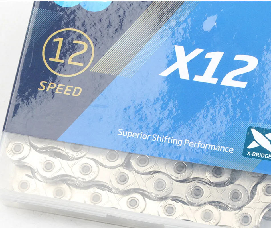 KMC X12 велосипедная цепь 126L 12 цепь для скоростного велосипеда с оригинальной коробкой и волшебной кнопкой для горных/велосипедных частей