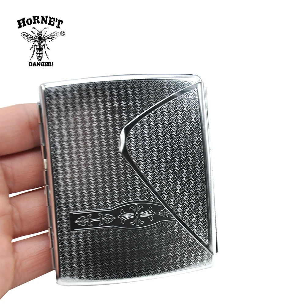 HORNET опасная металлическая коробка для табака портативный портсигар чехол