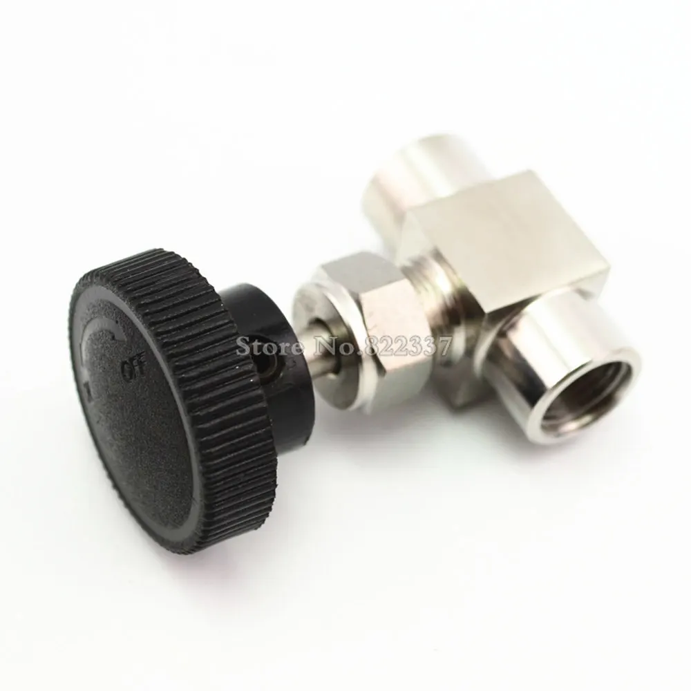 Бесплатная доставка нитевой клапан из нержавеющей стали SS 304 для контроля потока