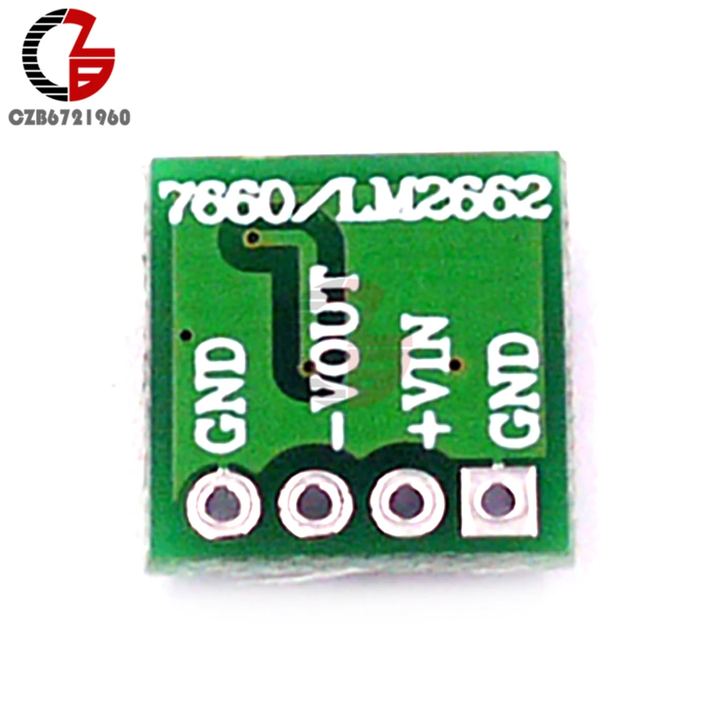 LM2662 ICL7660 ICL7662 TPS60403 реверсивный модуль с положительным и отрицательным напряжением