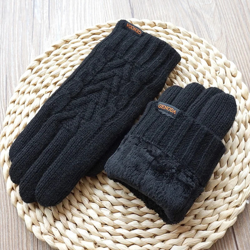 Бесплатная доставка популярные зимние мужские перчатки с сенсорным экраном