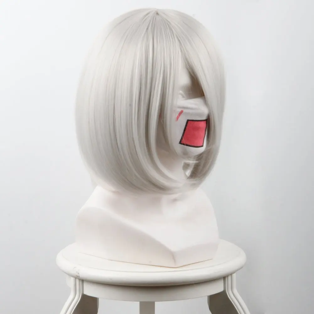 NieR: Automata 2B Headwear Cosplay Silver Hairs 15inch | Тематическая одежда и униформа