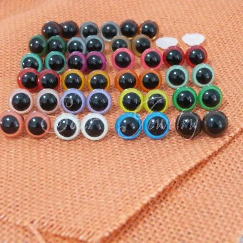 

DIY 14mm mixed color safety toy eyes with hard washer/200pcs