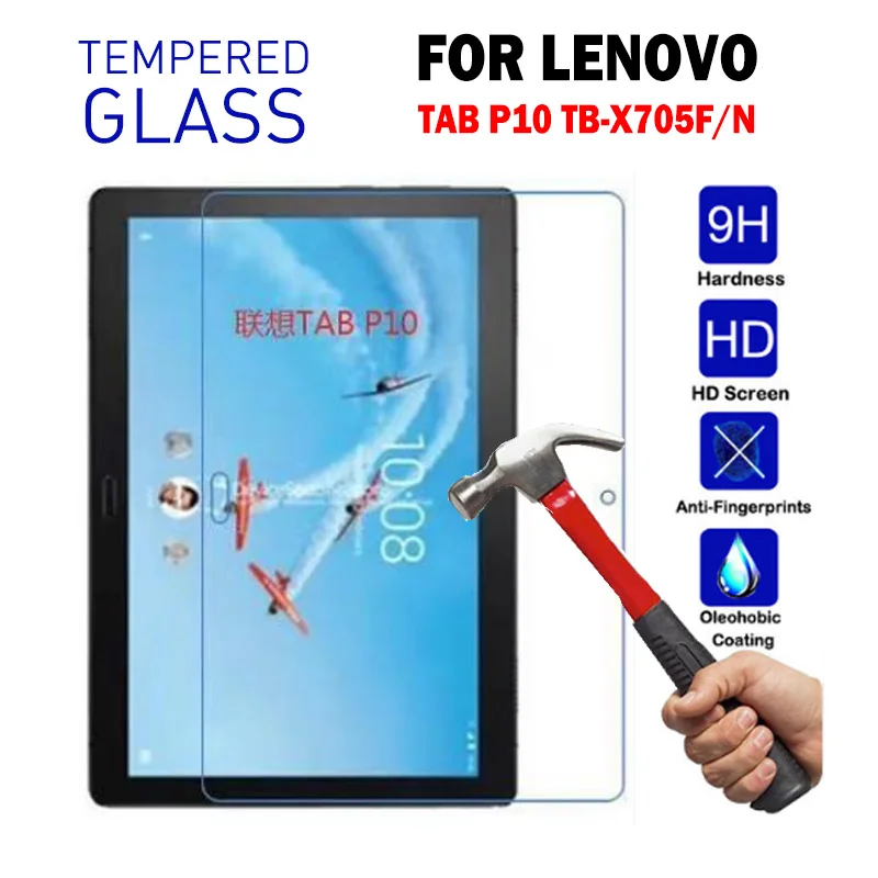 P10 Glass Противоударный детский чехол для lenovo Tab P10 TB-X705L TB-X705F 10," чехол EVA Funda подставка для планшета Для lenovo M10 TB-X605L TB-X605F - Цвет: P10 Glass